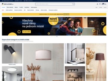 Rozzářili jsme web Svět svítidel: Redesign giganta v prodeji osvětlení